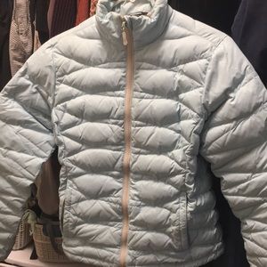 Eddie Bauer down jacket light blue